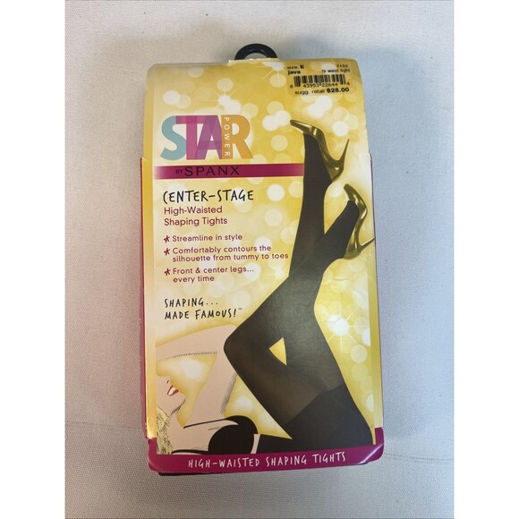 SPANX Star Power Center Stage High Waisted Shaping Tights Java Size E - Picture 1 of 6